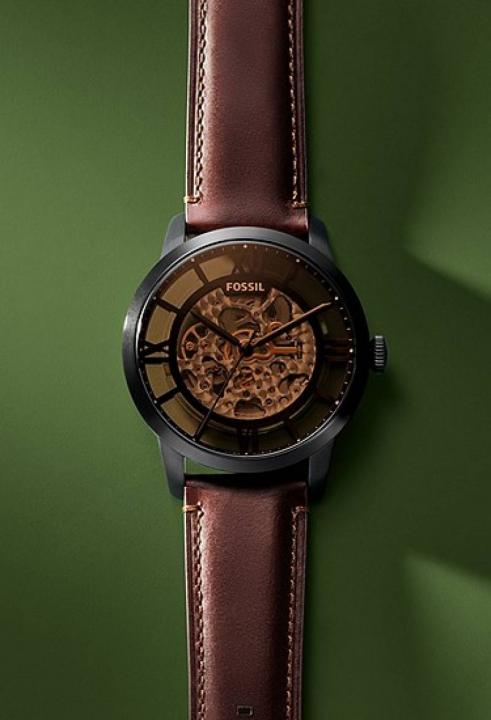 Fossii_l Townsman Brown-Black Automatic