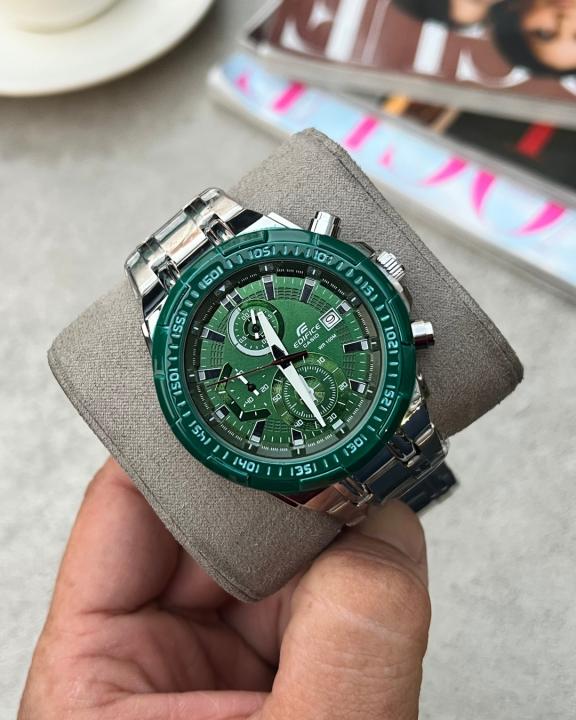 Casi..o Edifice Efr539 Silver-Green