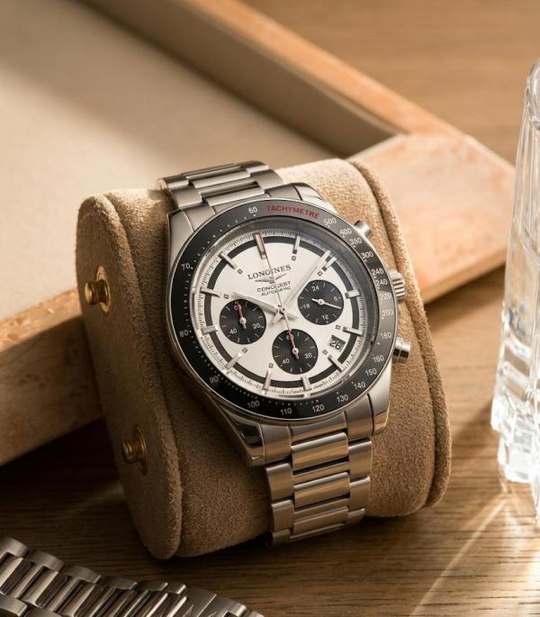 Longinee_s Conquest Chronograph Black
