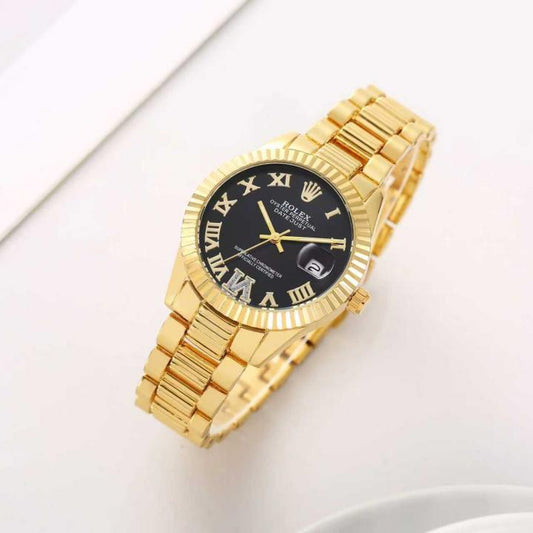 Role_x Oyster Perpetual Date Just Gold-Black