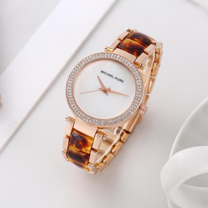 Mi.chael_kors parker pave White Dial