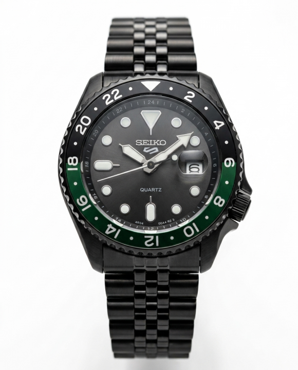 Se.iko Gmt Master Green black dail