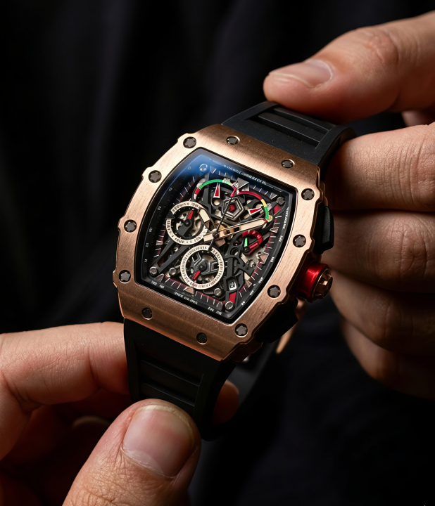 Rich.ard Mille RM50-0301 Mclaren Rose Gold chronograph