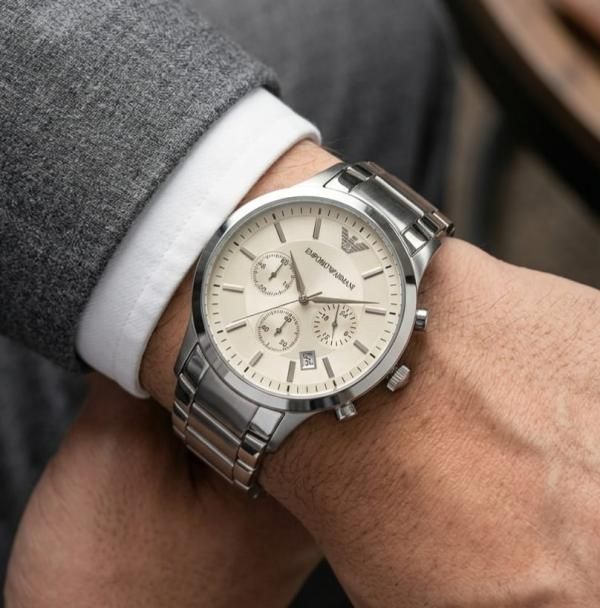 Em.porio Armaan_i Classic Silver White