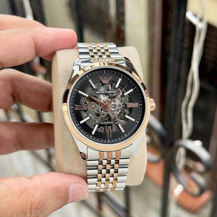 Em.porio Arma_i Antonio Automatic 2Ton-Copper-Black
