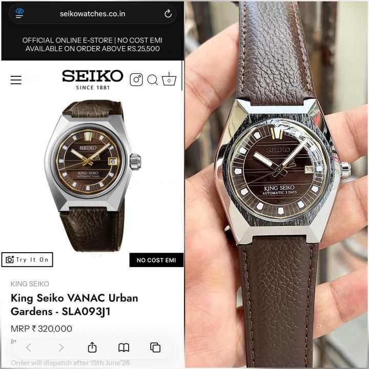 Sei.ko King Vanac Automatic full brown