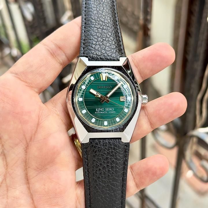 Se.iko King Vanac Automatic black green