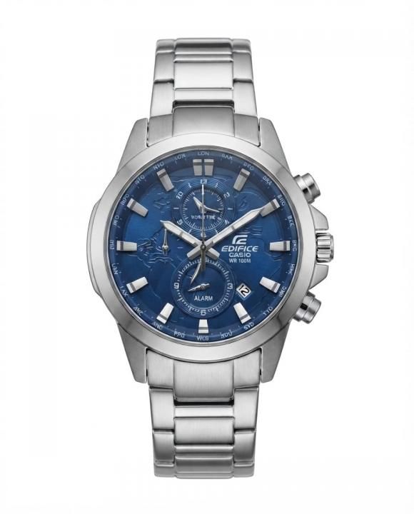 Ca.sio Edifice EFR-303D Silver Blue Dial