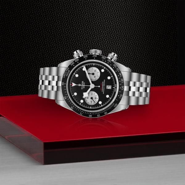 Tu.dor Black Bay Chrono  silver Black