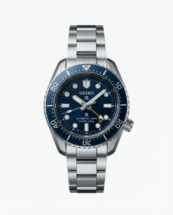 Se.iko Prospex 1968 Heritage GMT Silver Blue Dial
