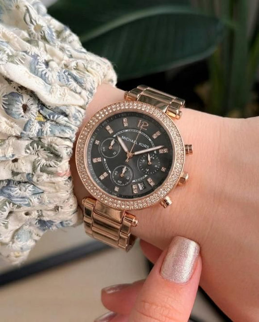 Mic.hael_l Kors Parker Copper-Black