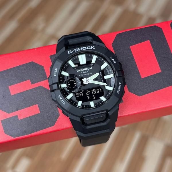 Ca.sio G Shock GBA-950-2A Full Black White Needles