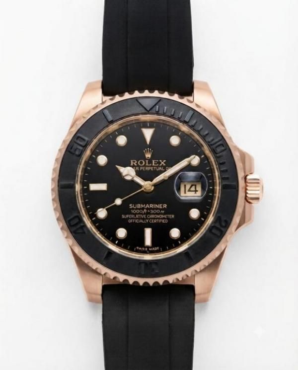 Rolee_x Yacht-Master copper black dail