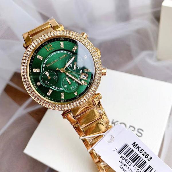 Mic.hael_l Kors Parker Gold-Green