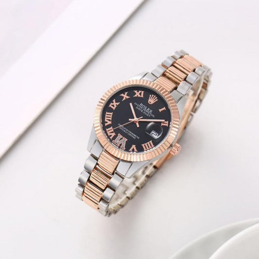 Role_x Oyster perpetual Date just 2Ton-Copper-Black