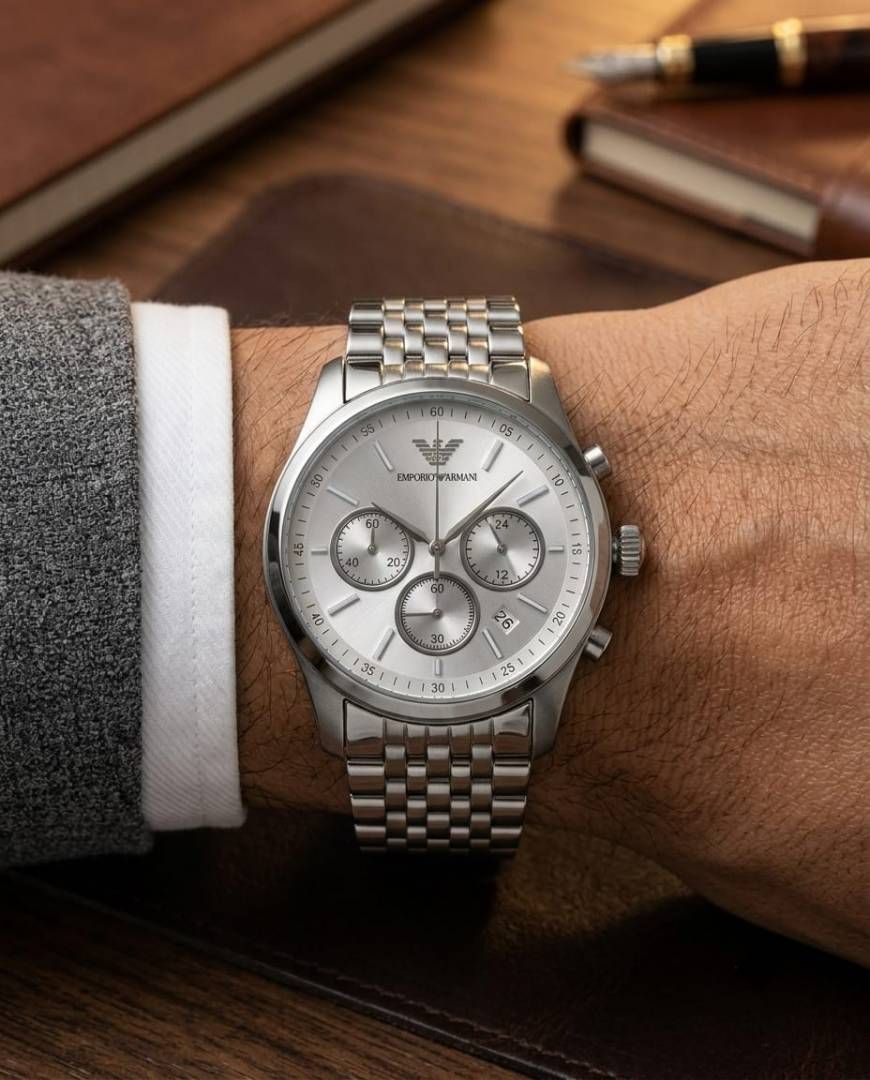 Em.porio Armaan_i AR11581 Chronograph Silver-White