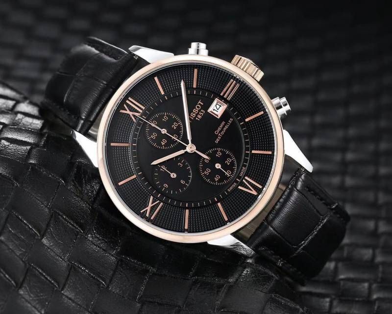 Tissoo_t 1853 Chemin Black-Copper-Black