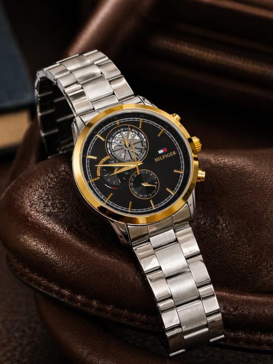 Tom..my Hilfige_Quartz Multifunction golden - black