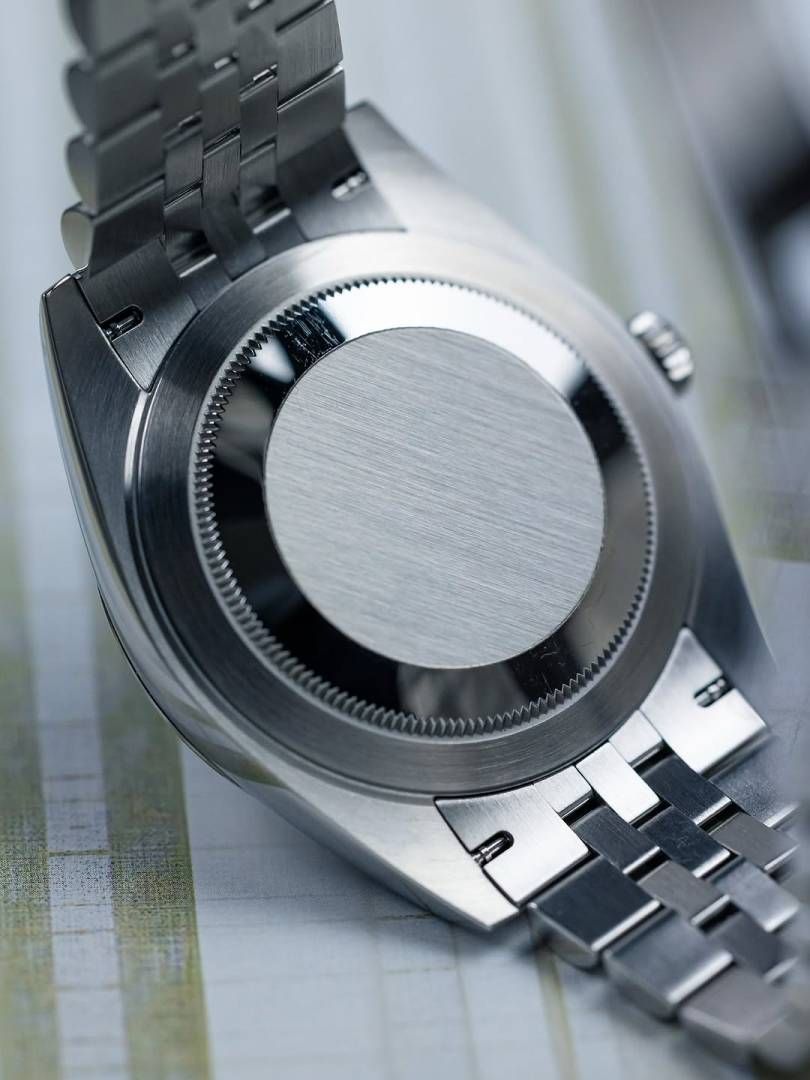 Rolee_x Oyster Perpetual Date Just Diamond Silver-Blue-Diamond