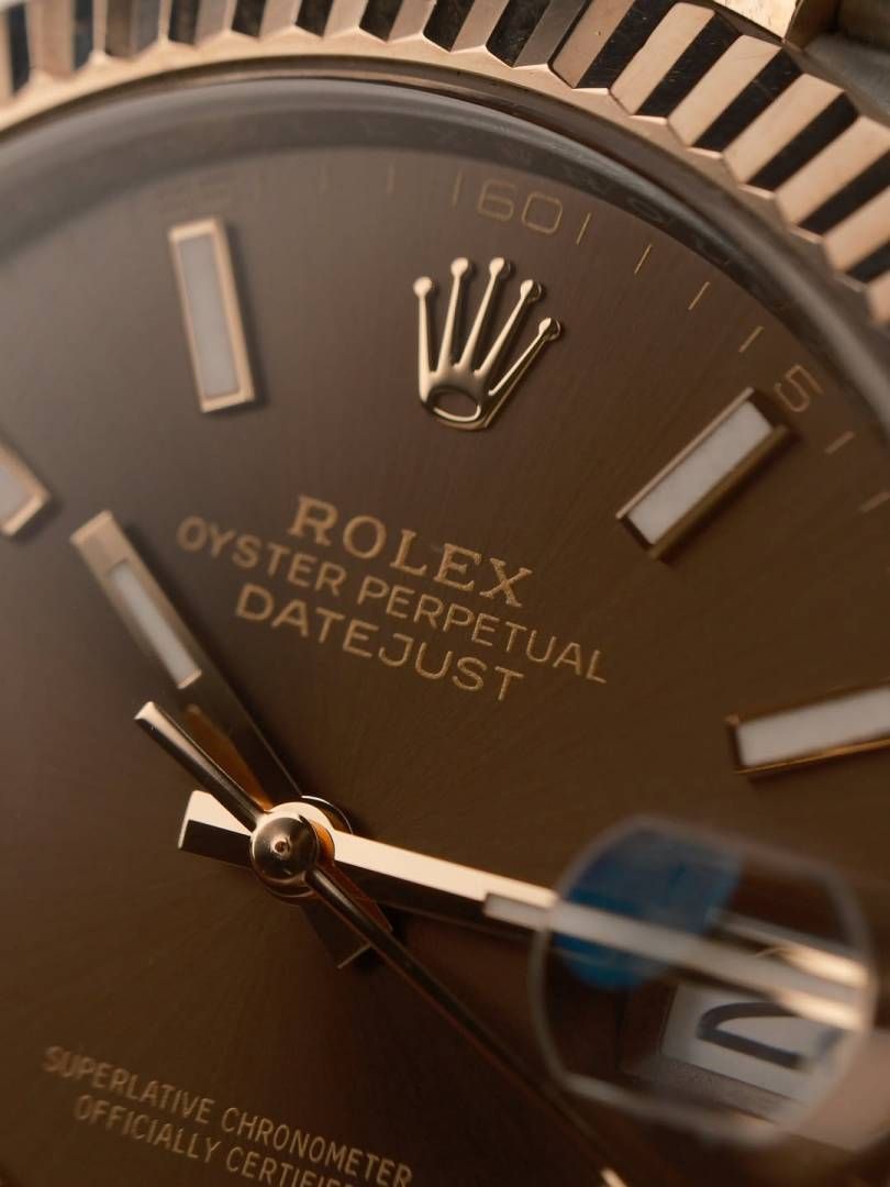 Rolee_x Oyster Perpetual Date Just 2Ton-Copper-Brown