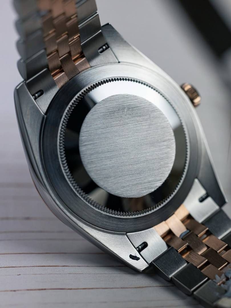 Rolee_x Oyster Perpetual Date Just 2Ton Copper Brown Diamond