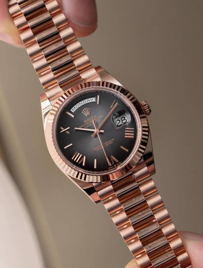 Rolee_x Oyster Perpetual Day Date 40 Battery Copper-Grey