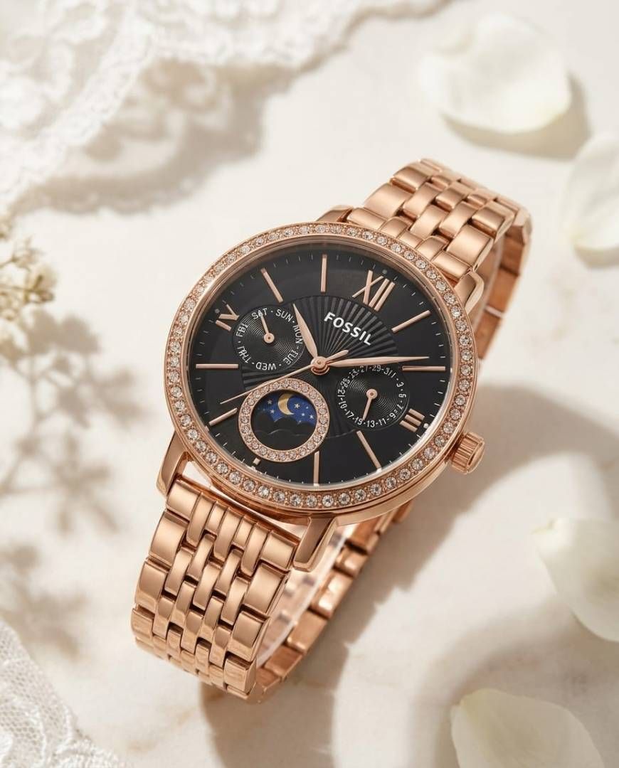 Fossii_l Es3121 Jacqueline Sun Moon Copper-Black