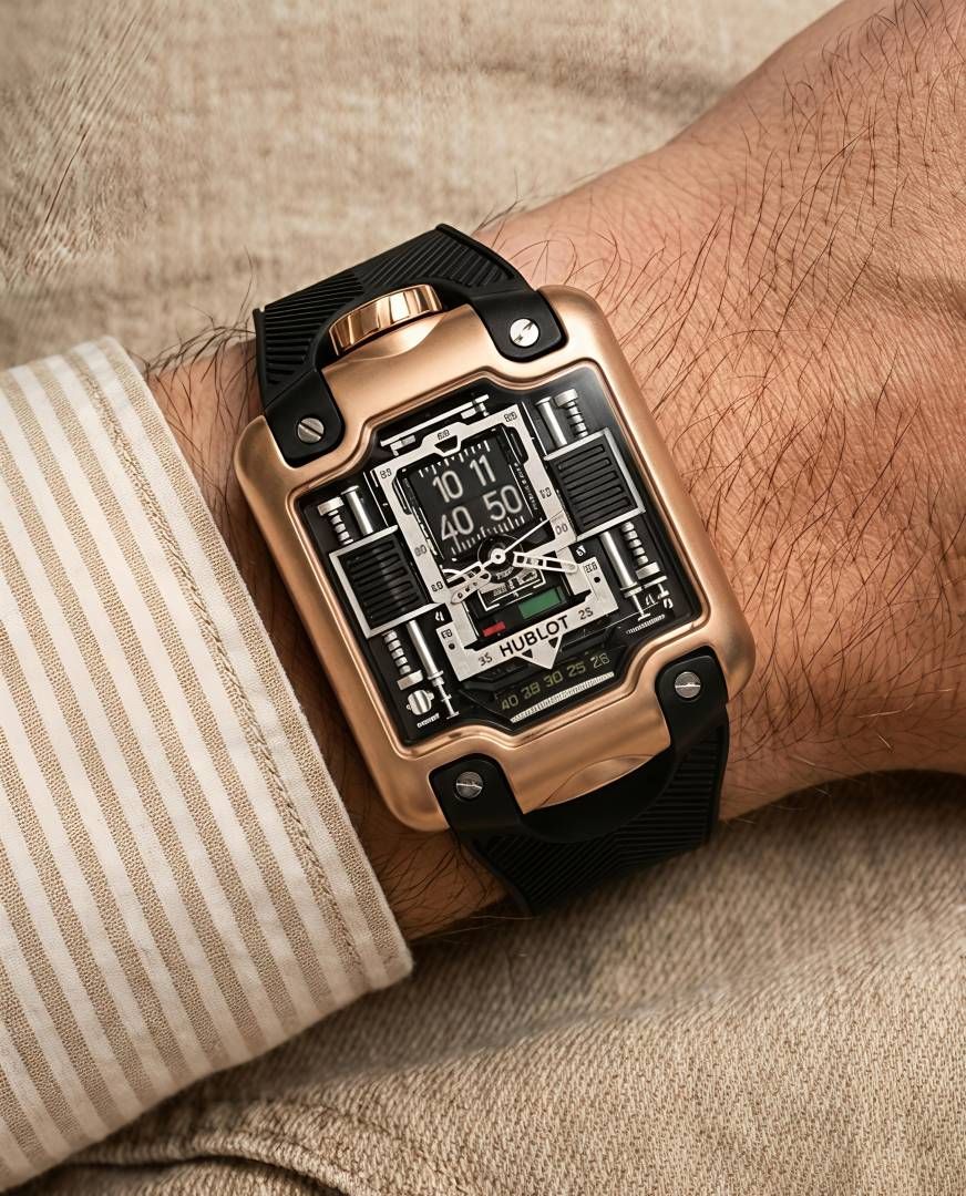 Hub.lot MP-10 Tourbillon Green Silver  Dial