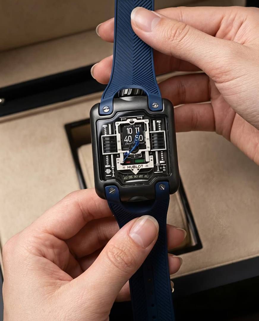 Hub.lot MP-10 Tourbillon Blue Black  Dial