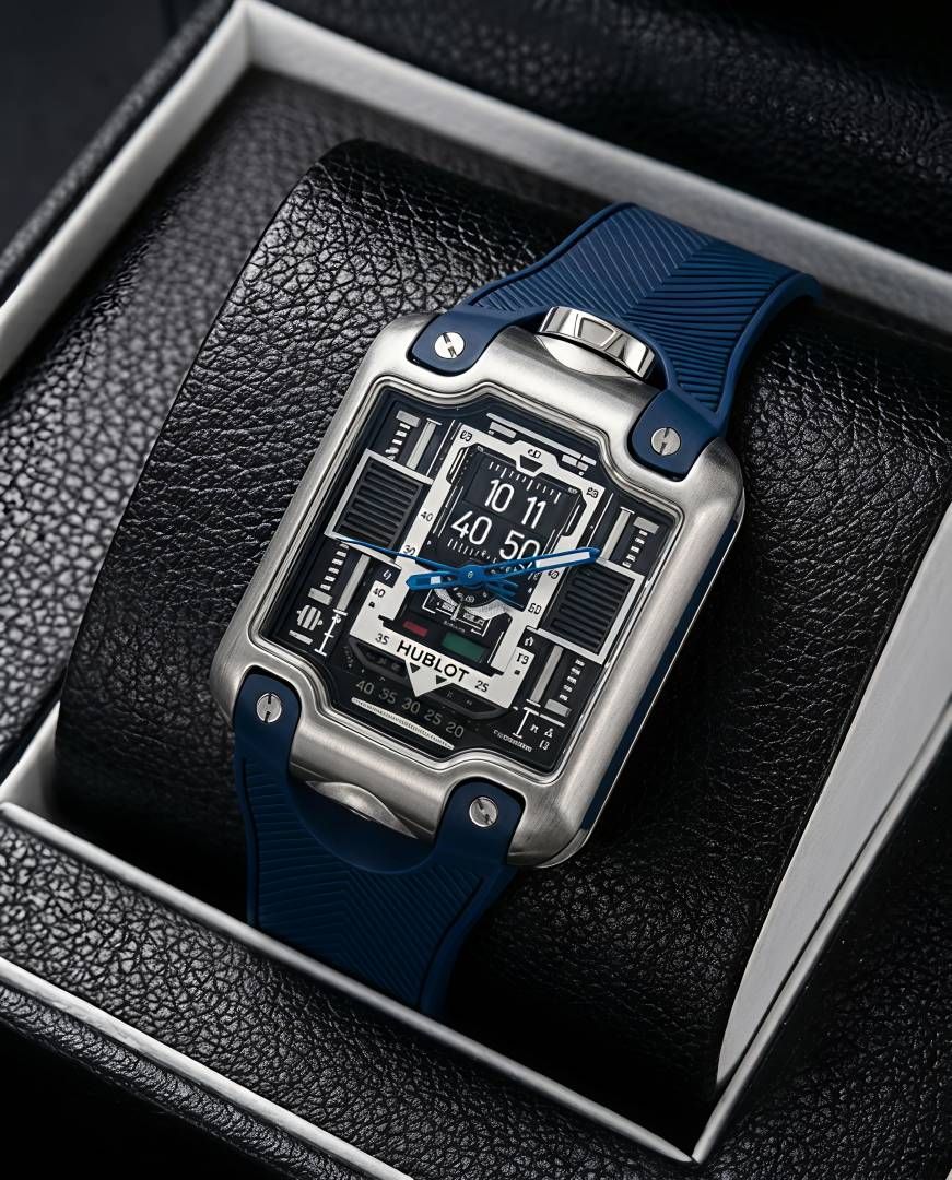 Hub.lot MP-10 Tourbillon Blue Silver  Dial