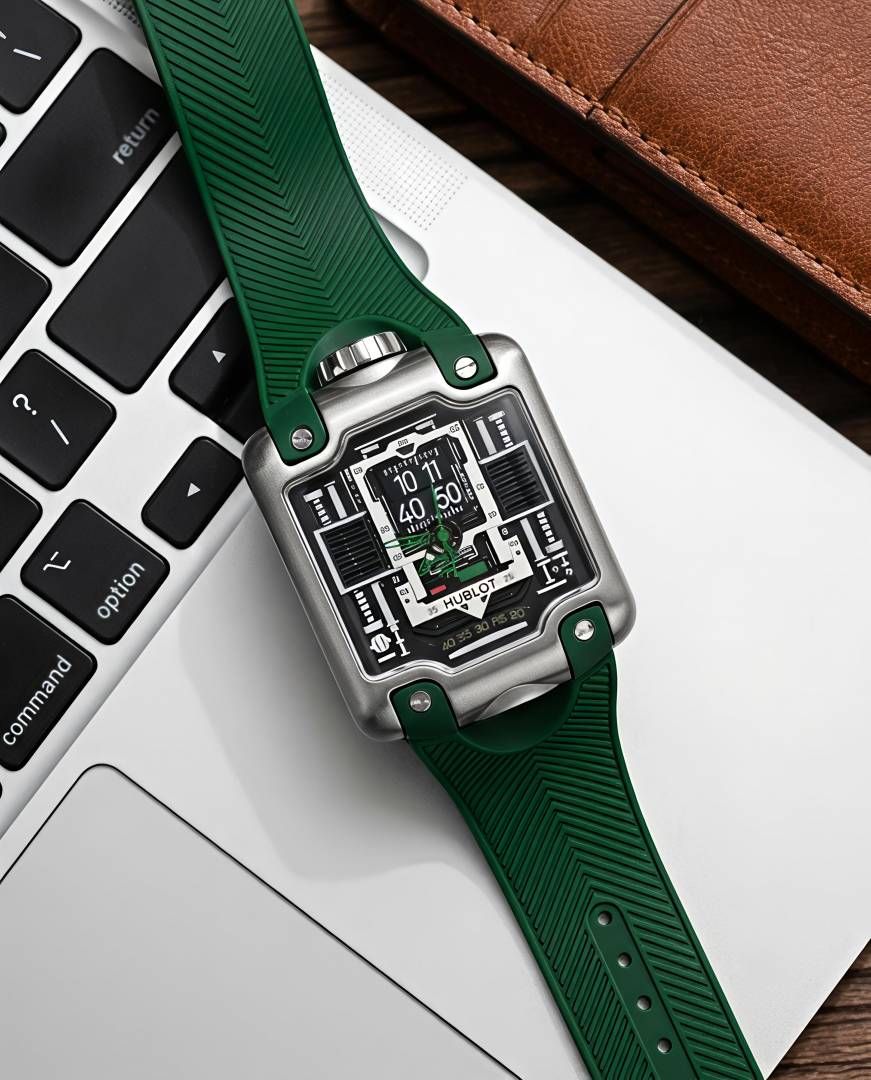 Hub.lot MP-10 Tourbillon Green Silver  Dial