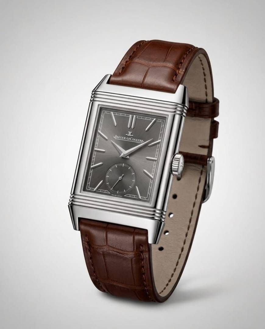 Jaegar-Le Coultre Reverso Tribute Duoface Small Seconds brown gray