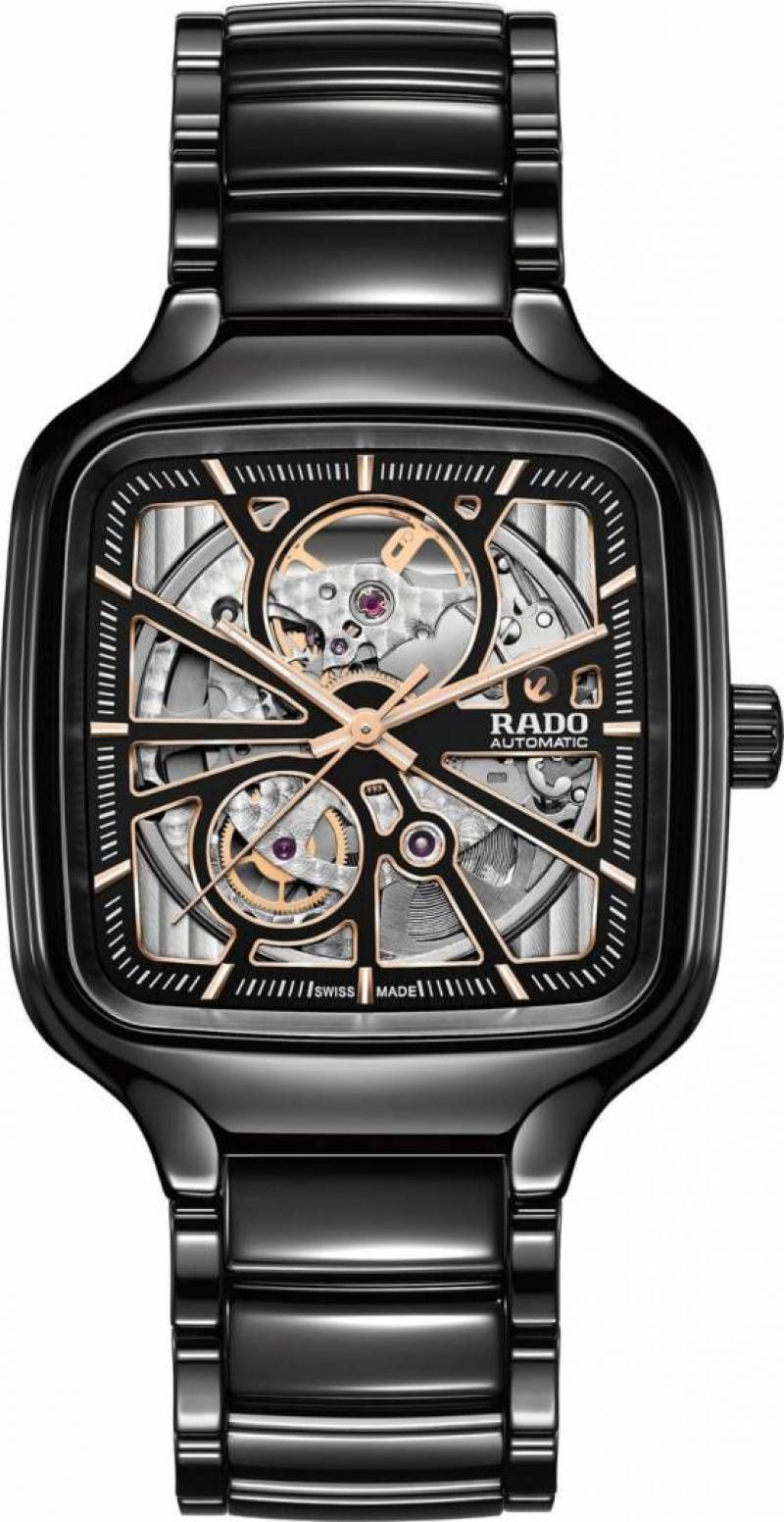 Radd_o True Square Automatic Ceramic Black-Copper