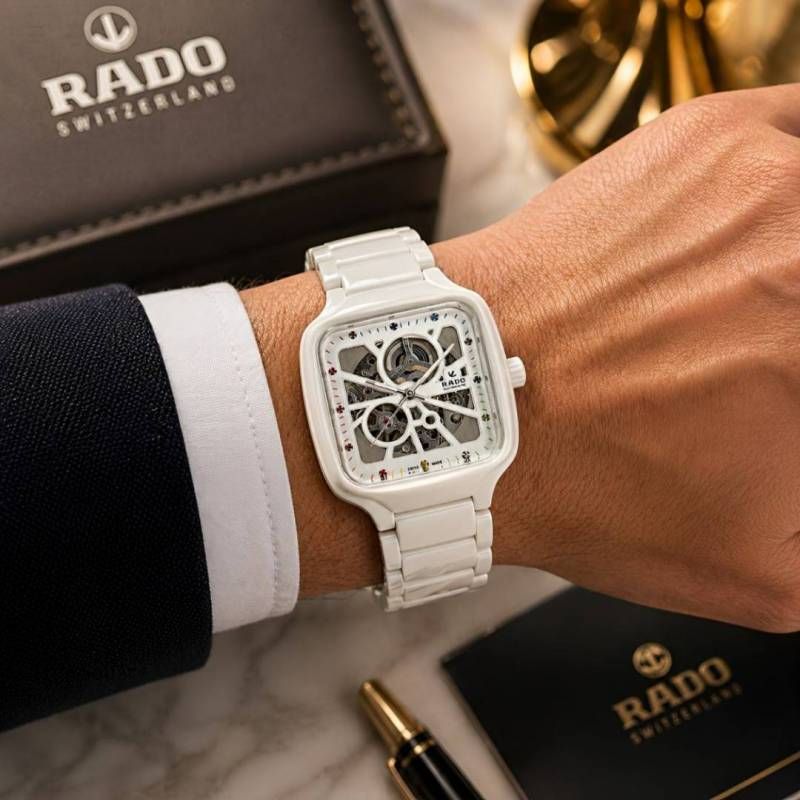 Radd_oTrue Square ceramic Automatic Open Heart Rainbow