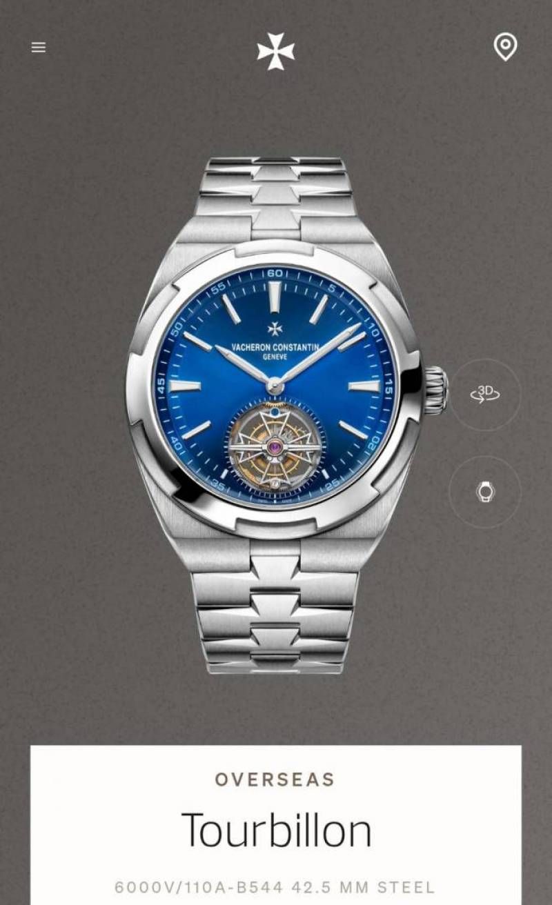 Vachero_on Constantin Overseas Tourbillon silver blue