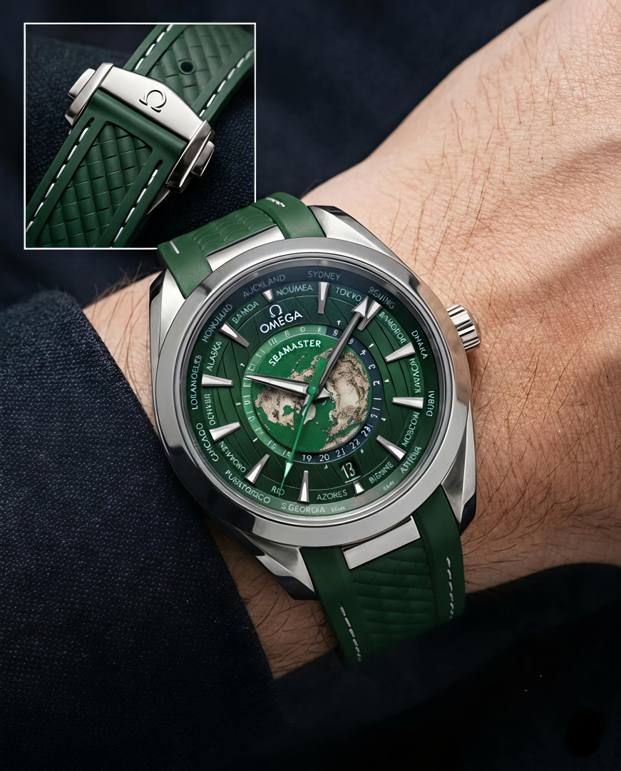 Omegg_a Seamaster Aqua Terra 150M Quartz World Map