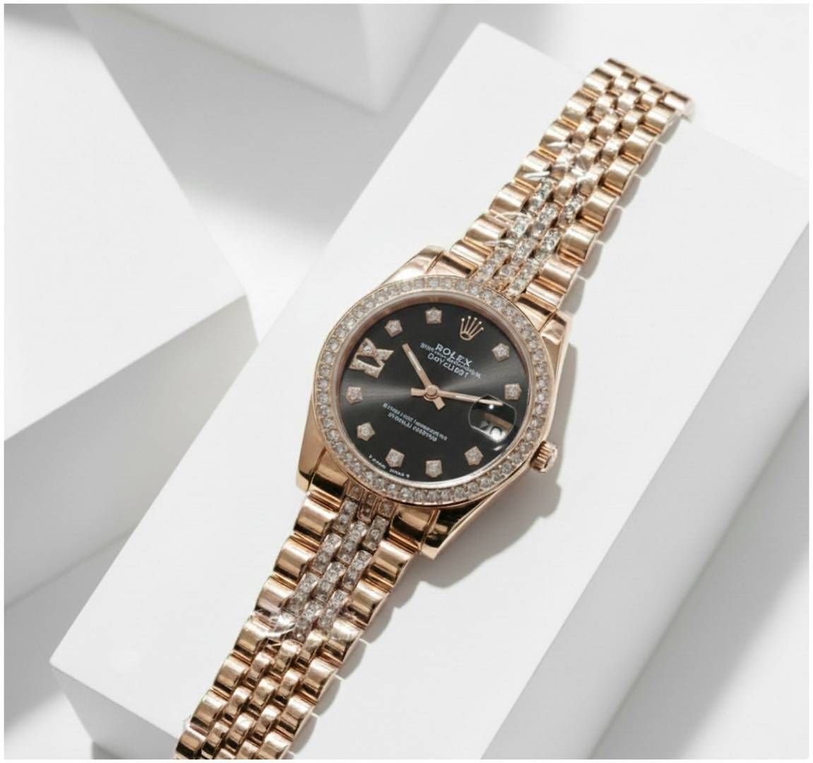 Rollex Oyester Perpetual Date Just Copper-Black