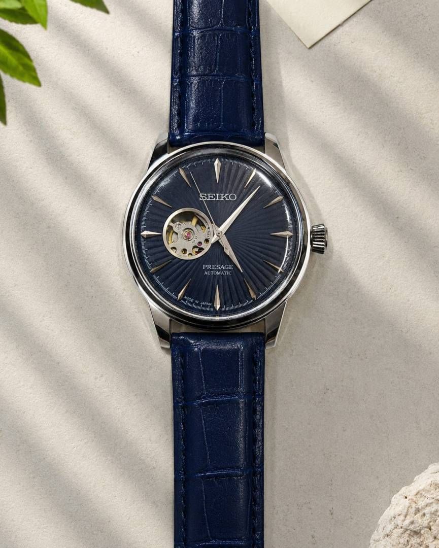 Se.iko Presage Automatic Blue Silver Dial