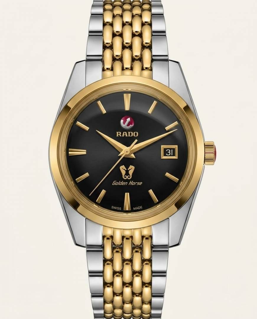 Raado Golden Horse Automatic 2 ton gold black