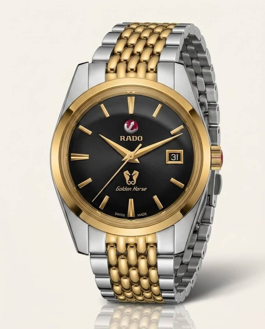 Raado Golden Horse Automatic 2 ton gold black