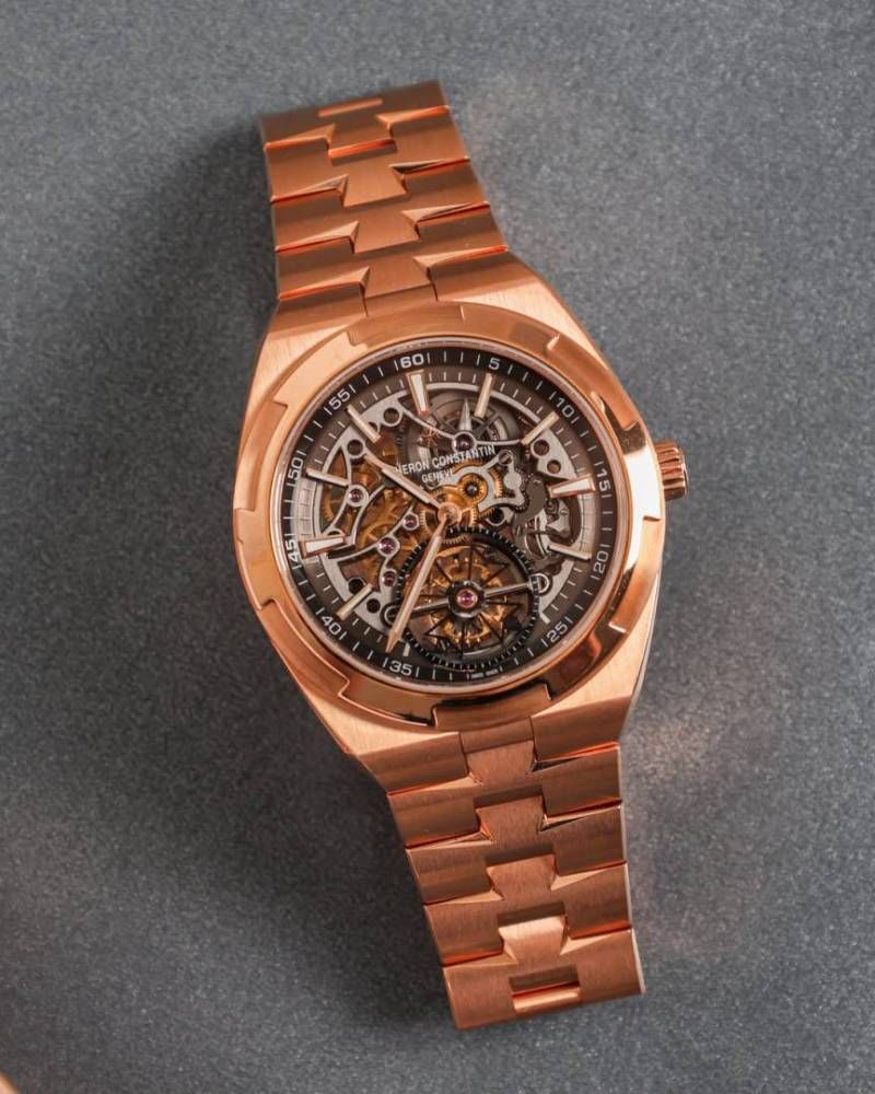 Vache.ron Constentin Overseas Tourbillon Skeleton copper