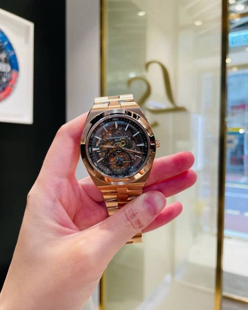 Vache.ron Constentin Overseas Tourbillon Skeleton copper