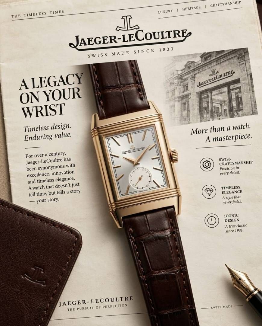 Jaegar-Le Coultre Reverso Tribute Duoface Small Seconds brown copper white