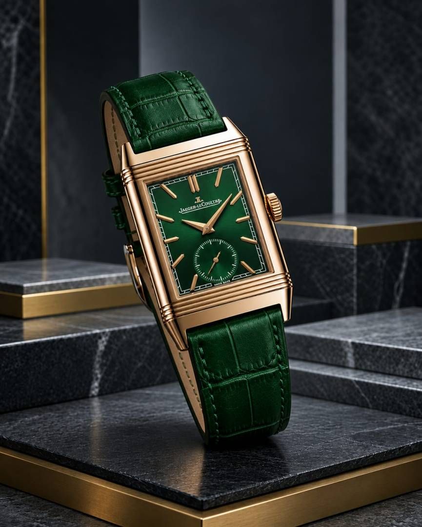Jaegar-Le Coultre Reverso Tribute Duoface Small Seconds green