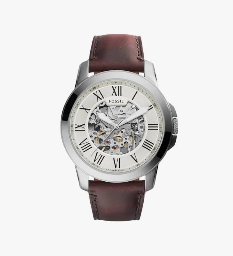 Fossii_l Grant Automatic brown silver white