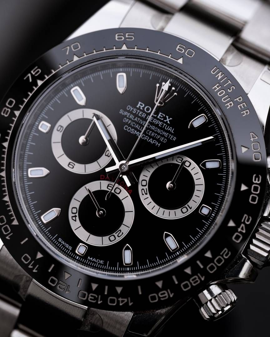 Rolee_x Oyster Perpetual Daytona Chosmograph Silver-Black