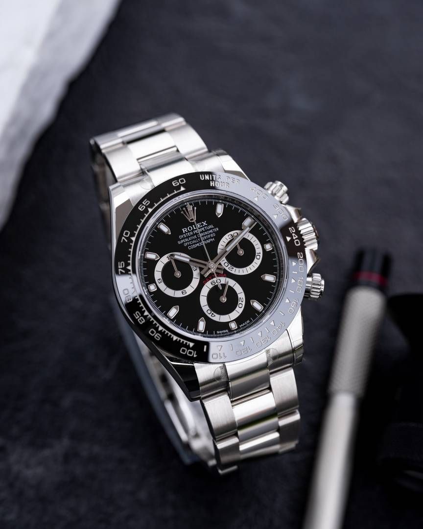 Rolee_x Oyster Perpetual Daytona Chosmograph Silver-Black