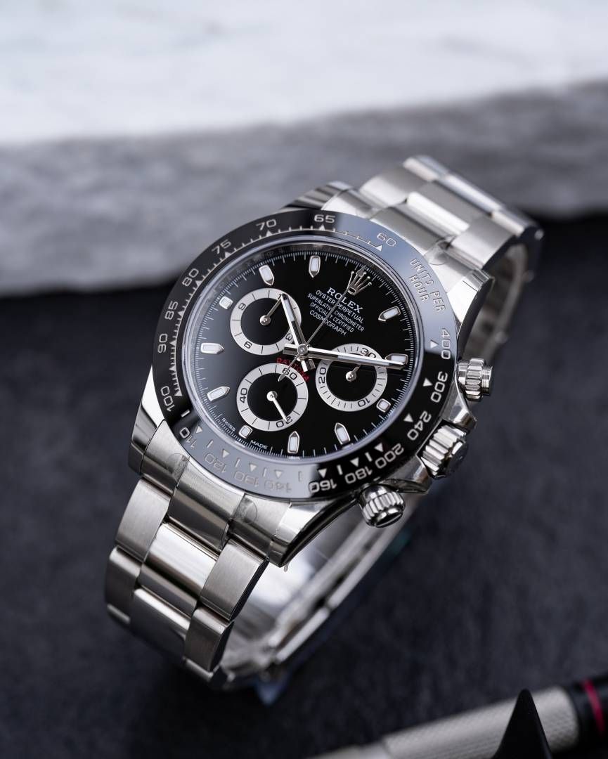 Rolee_x Oyster Perpetual Daytona Chosmograph Silver-Black