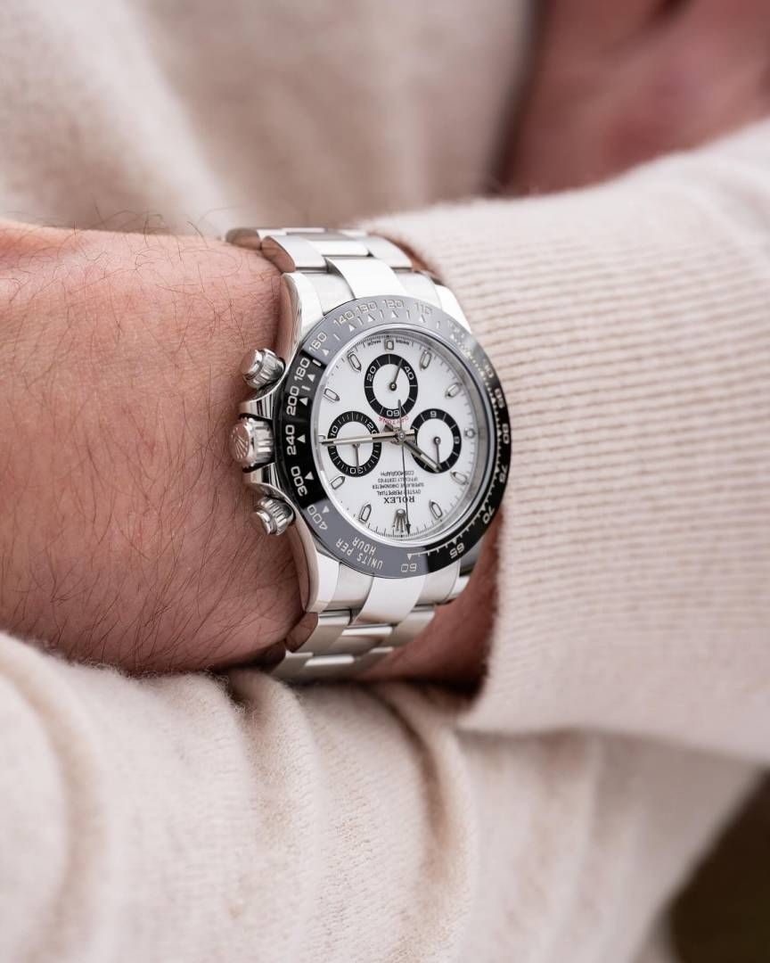 Rolee_x Oyster Perpetual Daytona Chosmograph Silver-White Panda