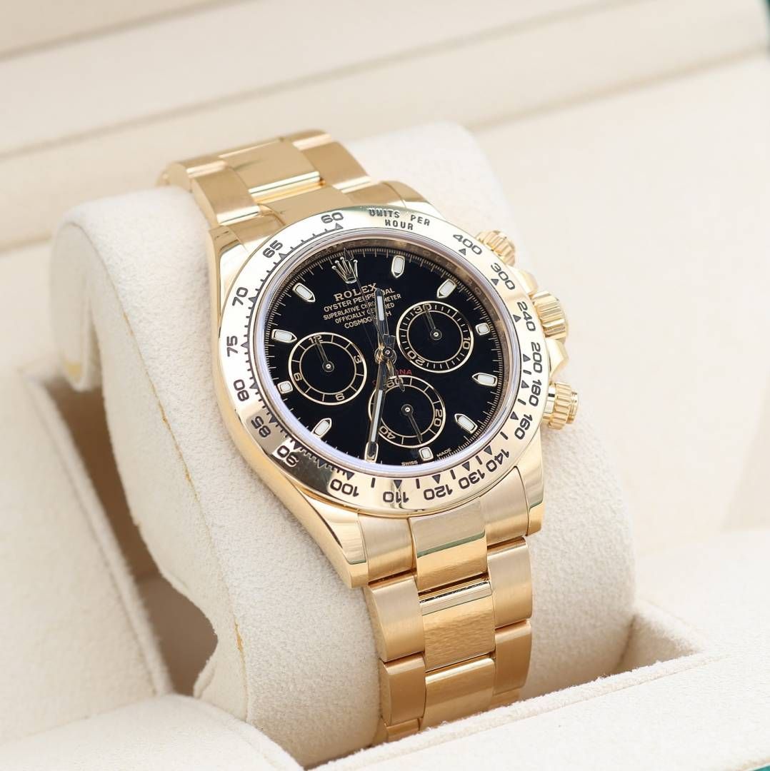Rolee_x Oyster Perpetual Daytona Chosmograph Gold-Black